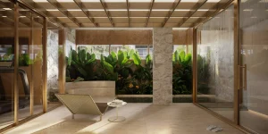 Lounge-Interno-L'azur-Leblon-Praia-Studios