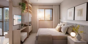 Quarto-Apartamento-Connect-Square-Cento