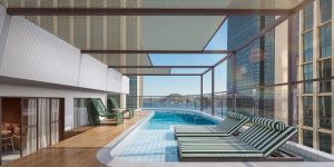 SET - Perspectiva ilustrada da Piscina